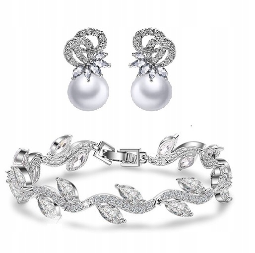 Exkluzivní Svatební Komplet S Diamantovými Zirkony