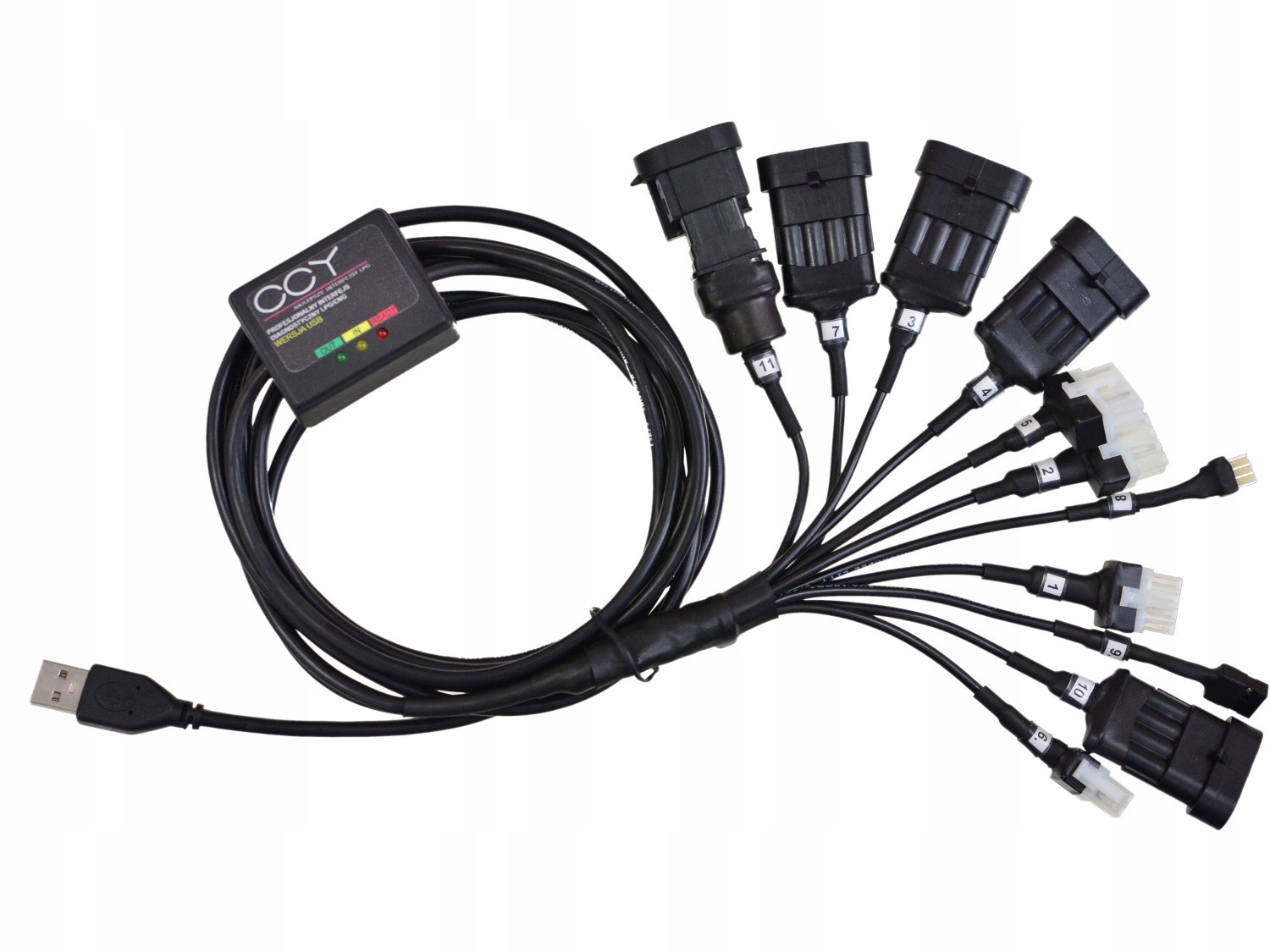

Interfejs Lpg Usb Ftdi -zestaw 11końcówek złączy
