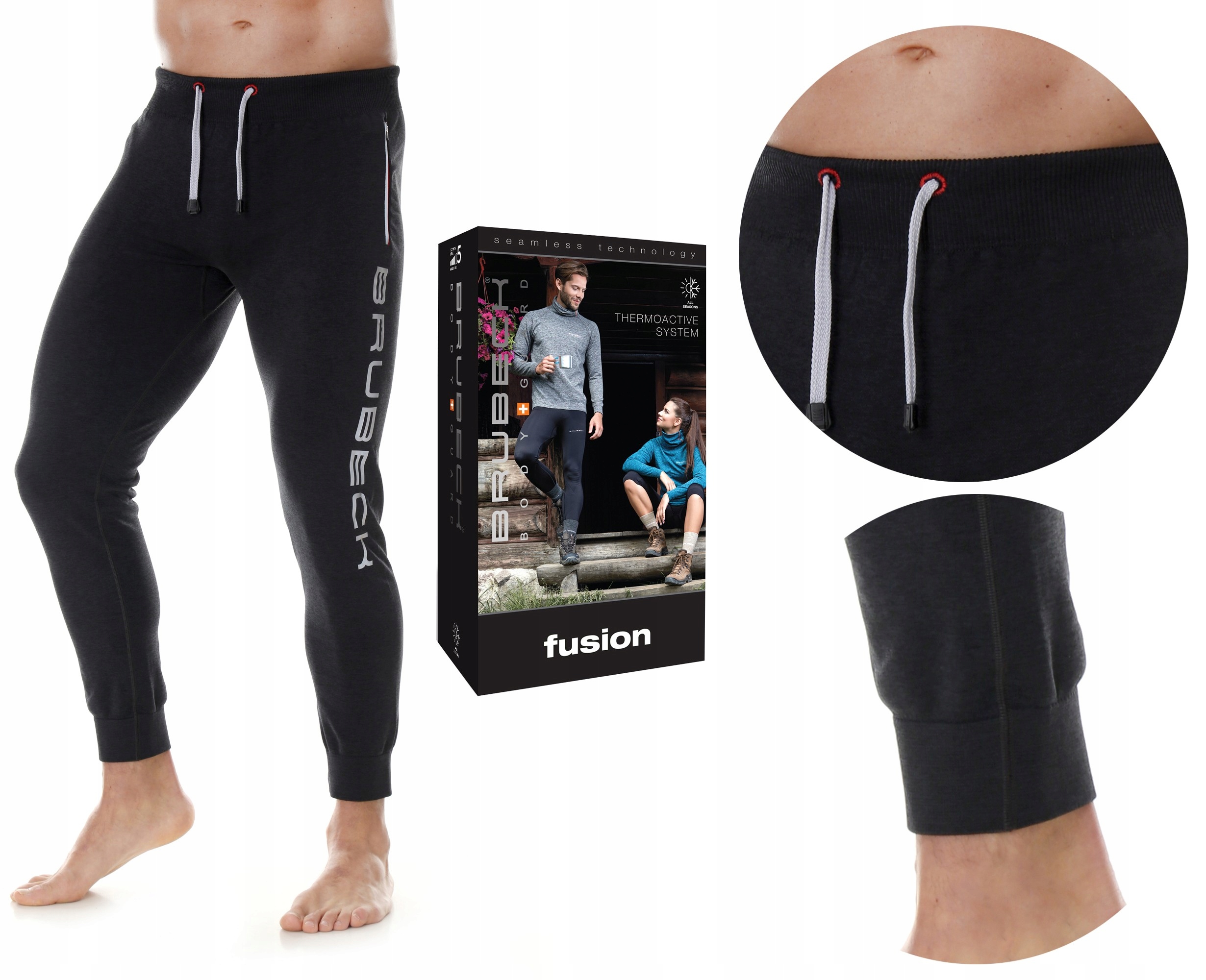 

Spodnie Dresy Rowerowe Brubeck Fusion -2XL