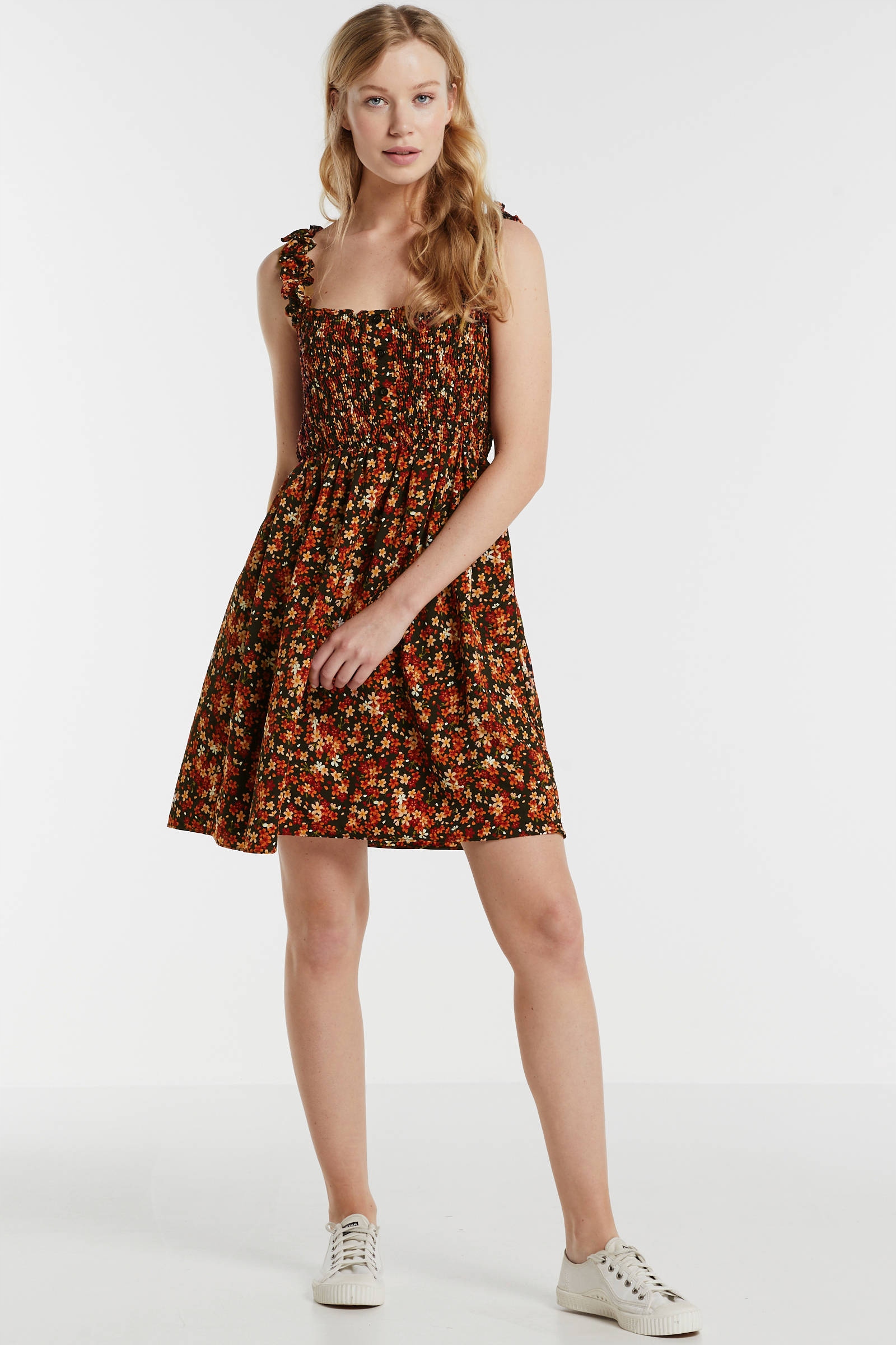 

M3174 Krótka Sukienka W Kwiaty Na Lato Anytime 42
