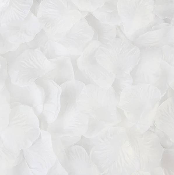 

Płatki Róż Sztuczne Białe 100 Szt. Walentynki