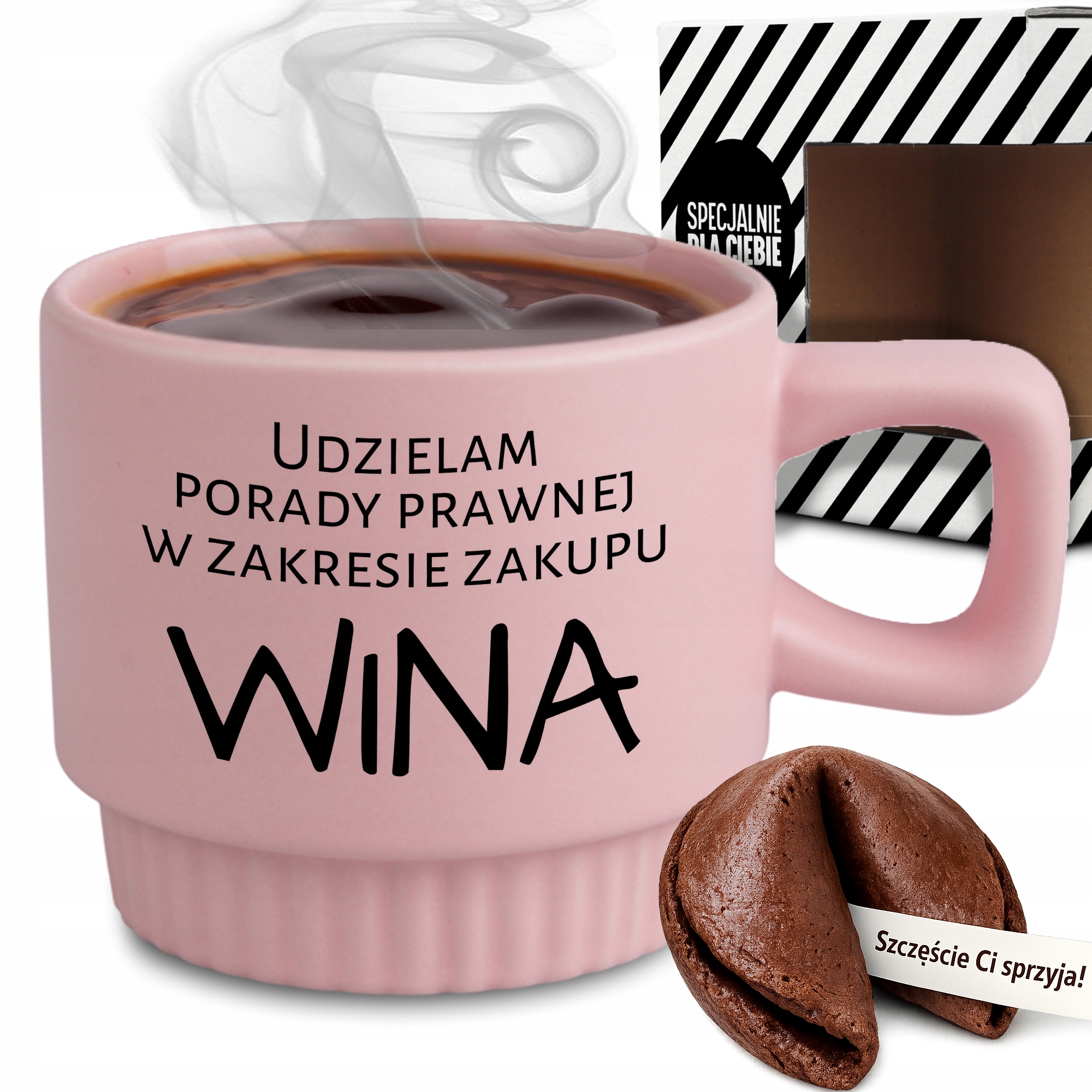 Ryhovaný Hrnček Darček Do Práce V Kancelárii, Ružová Farba, Poradenstvo Pri Nákupe Vína Veštenie