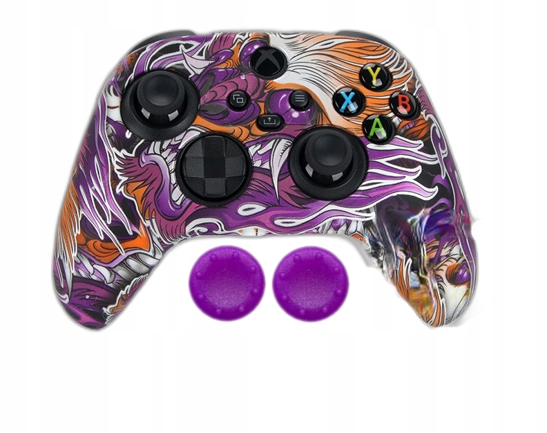 ETUI SILIKON OSŁONA PADA XBOX SERIES X S +2 GRIPY