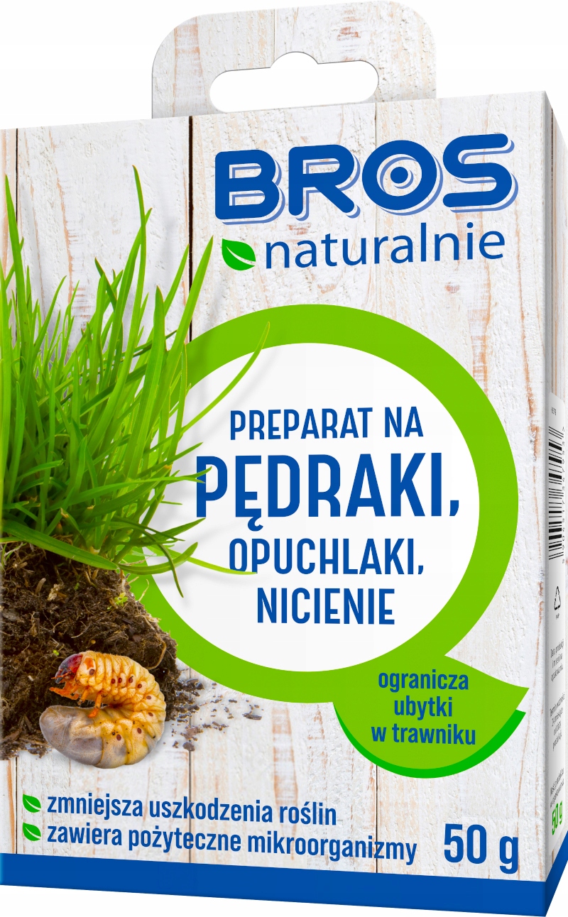 

Bros Naturalnie Na Pędraki Larwy Opuchlaki 50G