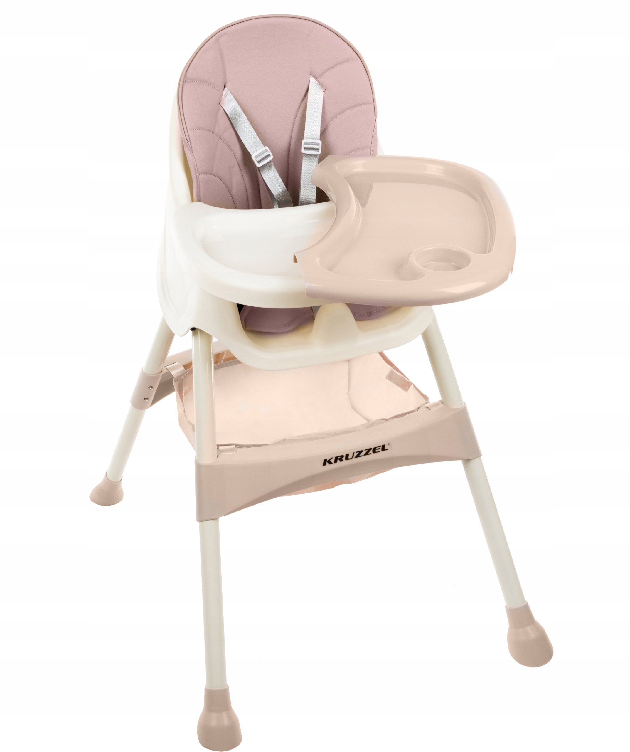 Дитячий стільчик для годування 3в1. Сидіння підносу. Колір відтінків рожевого