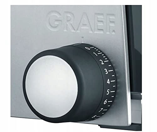 GRAEF Krajalnica Do Kuchni SKS S32000 Srebrna Metalowa Z Szklaną Podstawą — miniatura 5