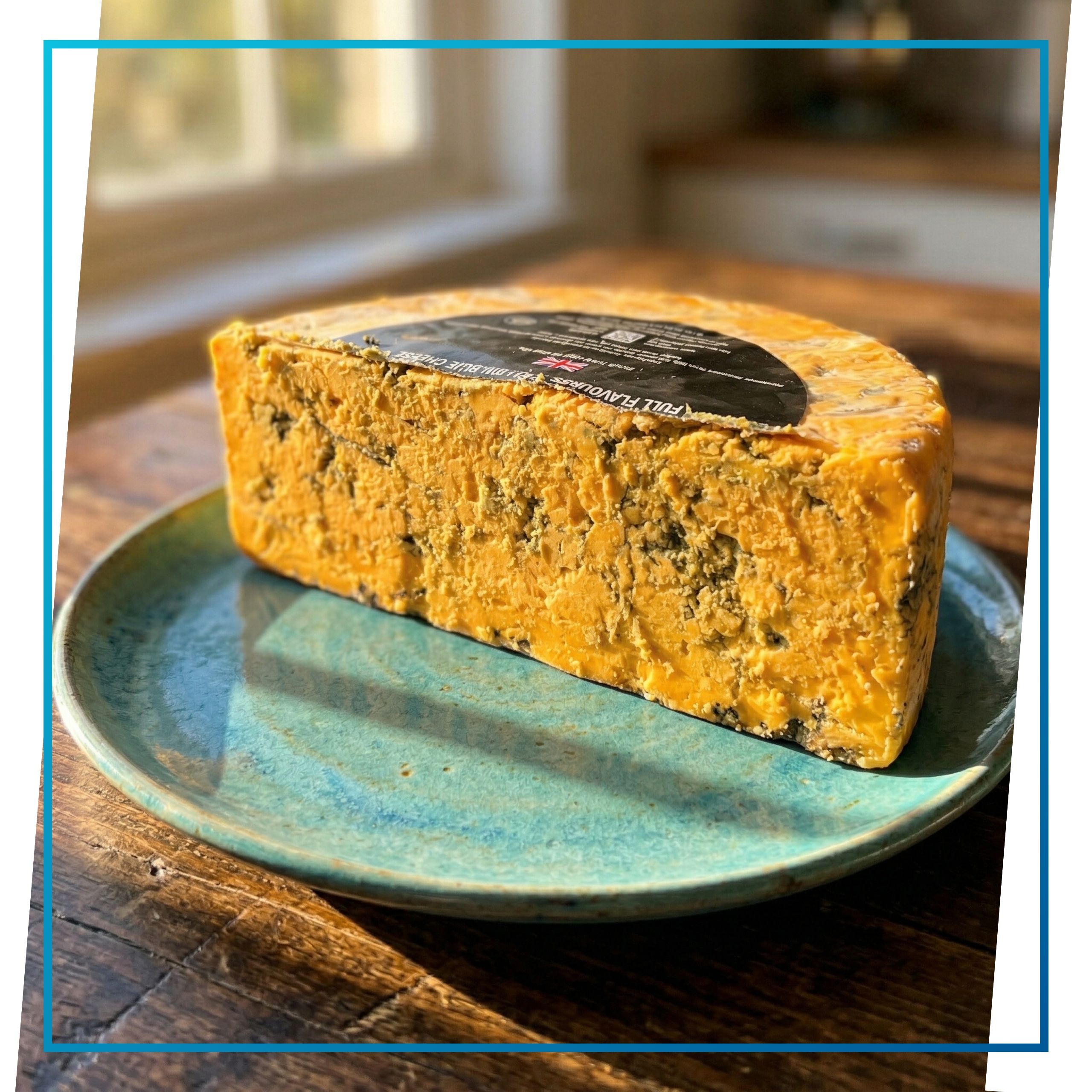 Angielski Ser Shropshire Blue Pleśniowy Dojrzewający 1 kg Flomaro