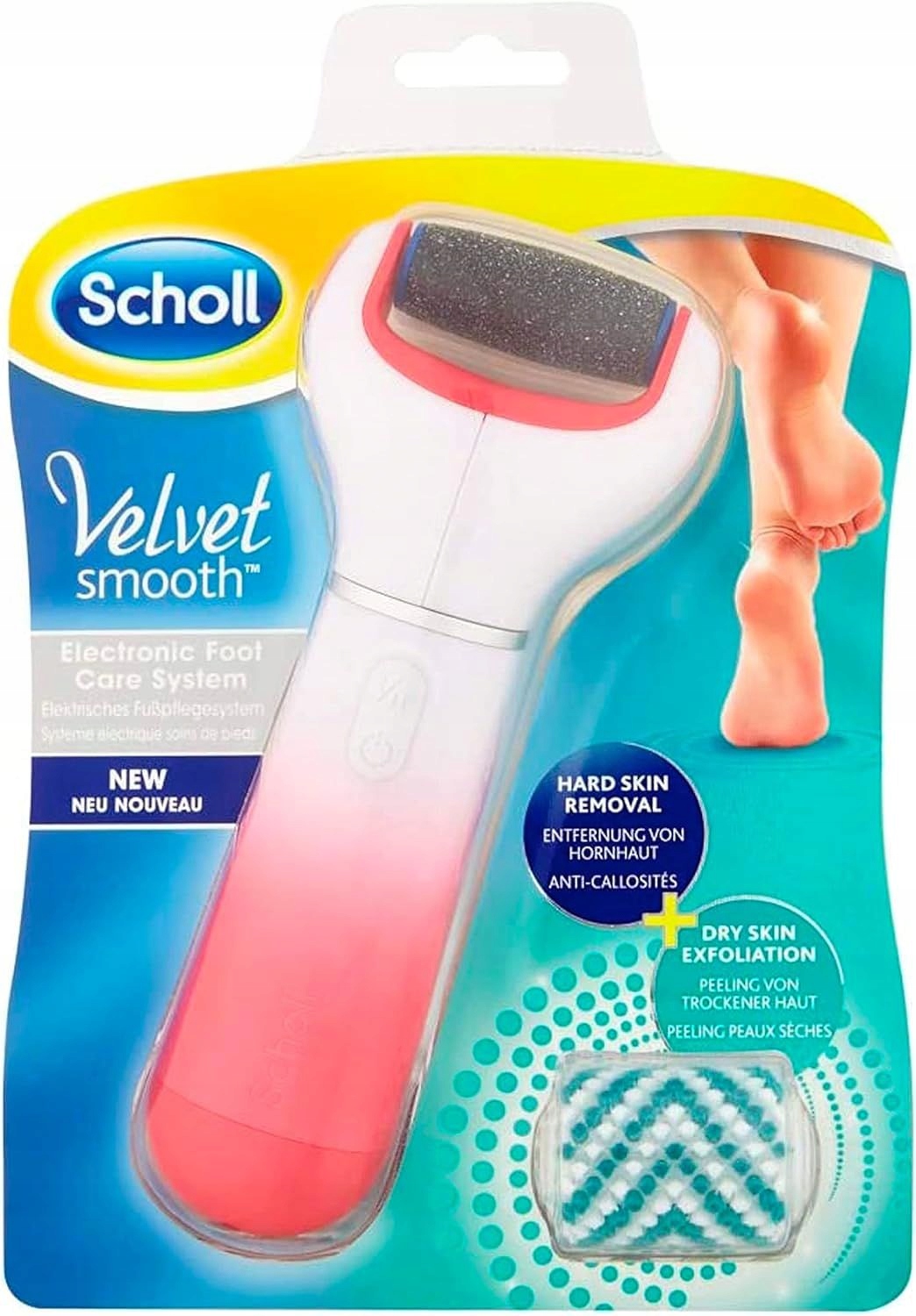 Scholl Velvet Smooth Elektronische FUsFEILE, Pink