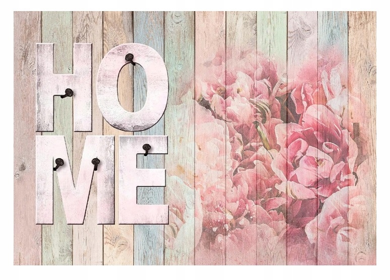 Fototapeta Nápis Desky Imitace Home Dům 254x184