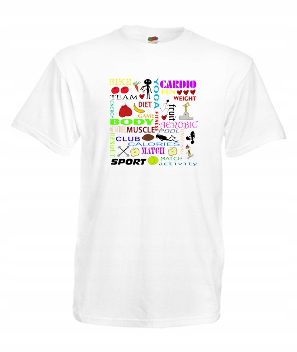 

S Koszulka Męska Sport Cardio Yoga Aerobik Fit