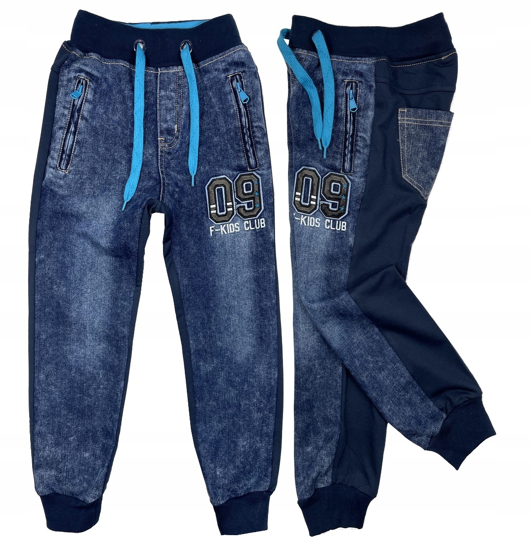 

Spodnie Joggery Kids Club r 12 - 146/152 cm Granat