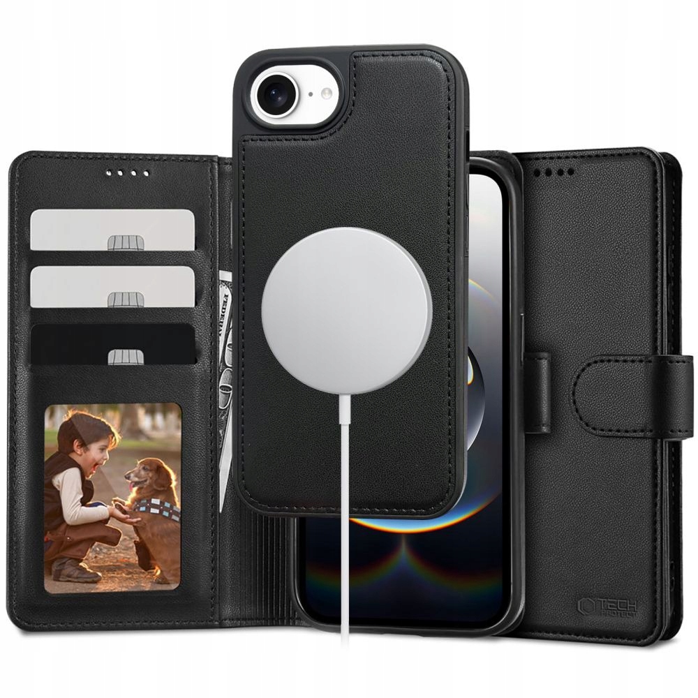 Tech-protect Wallet Do Magsafe Do Iphone 16E Etui Z Funkcją Portfela
