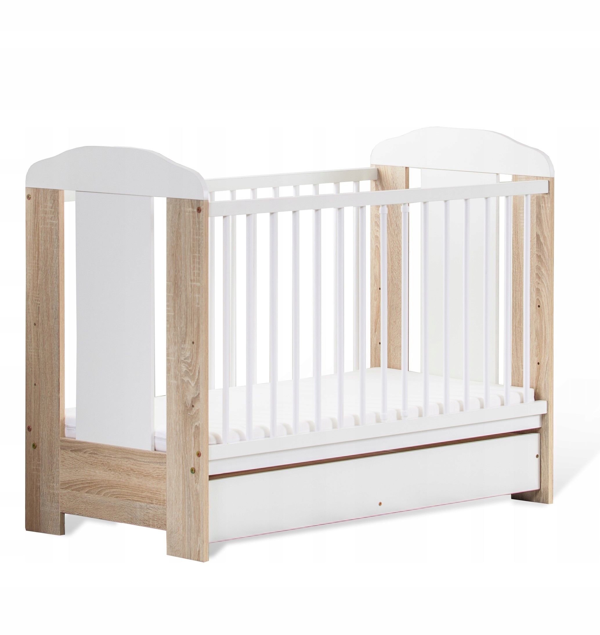 ŁÓŻECZKO Z SZUFLADĄ KRYTĄ-TAPCZANIK Kod producenta Baby-Raj Łóżeczko