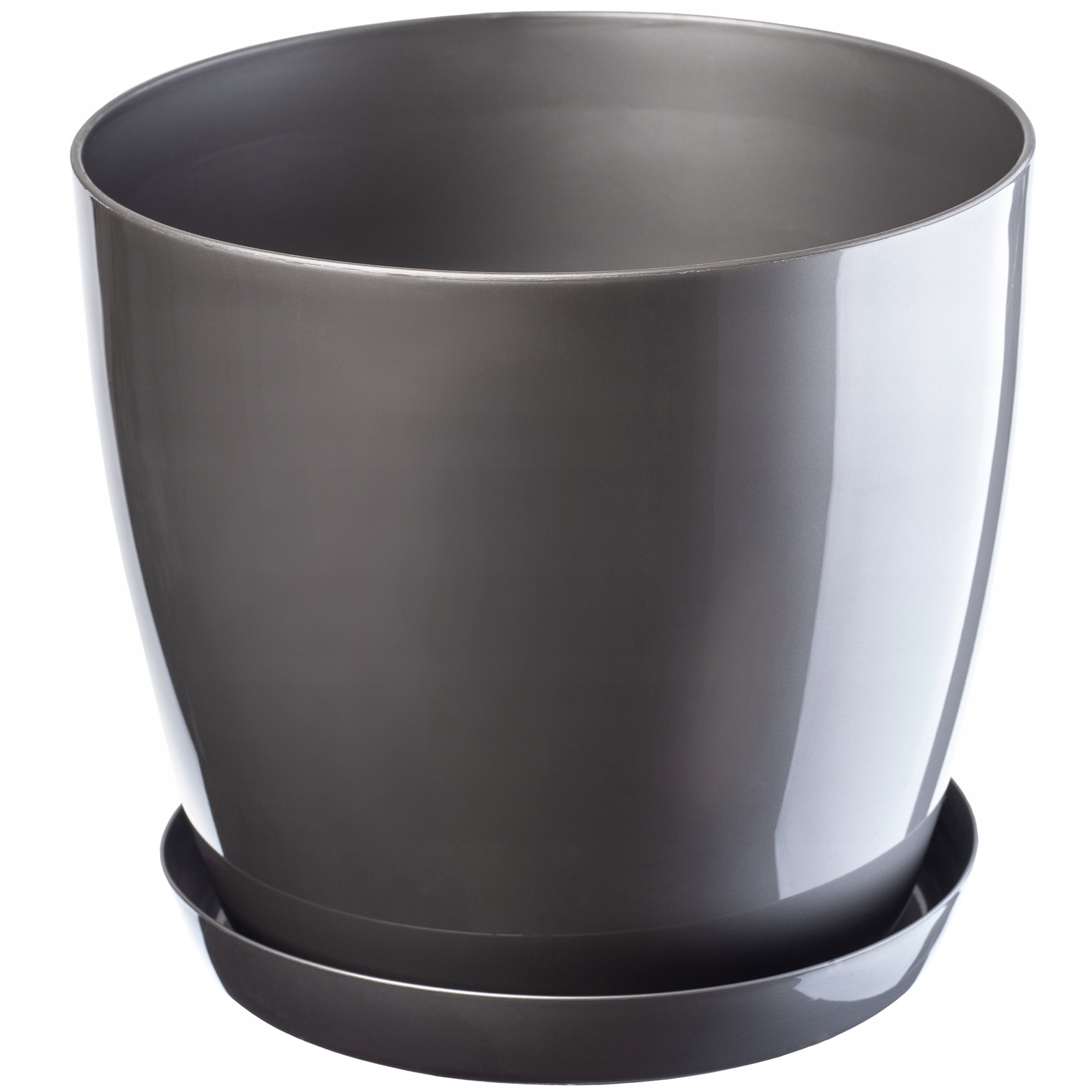 

Doniczka Osłonka Na Kwiaty Podstawka Srebrna 14cm