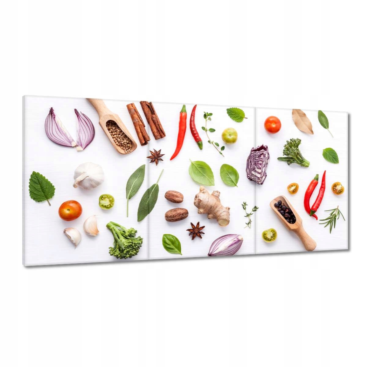 Obrazy 180x90 Čerstvé bylinky mäta aníz