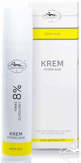 Jadwiga Hydro AHA kwas glikolowy 8% krem 50ml każda cera