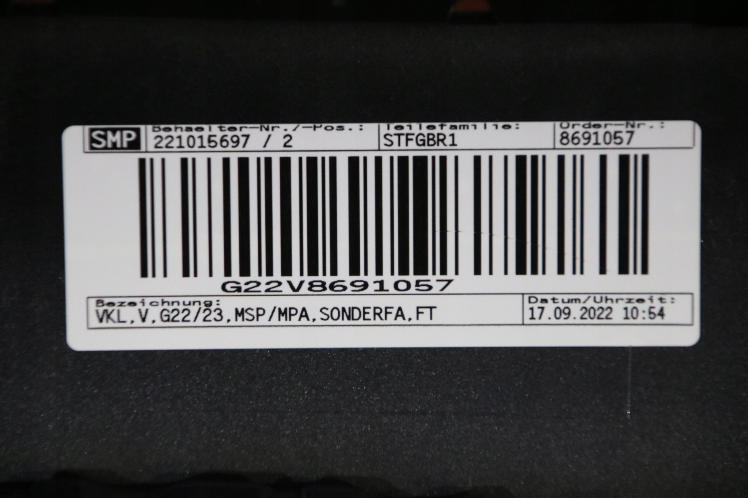 BMW G22 G23 m-packet bumper front front USA
