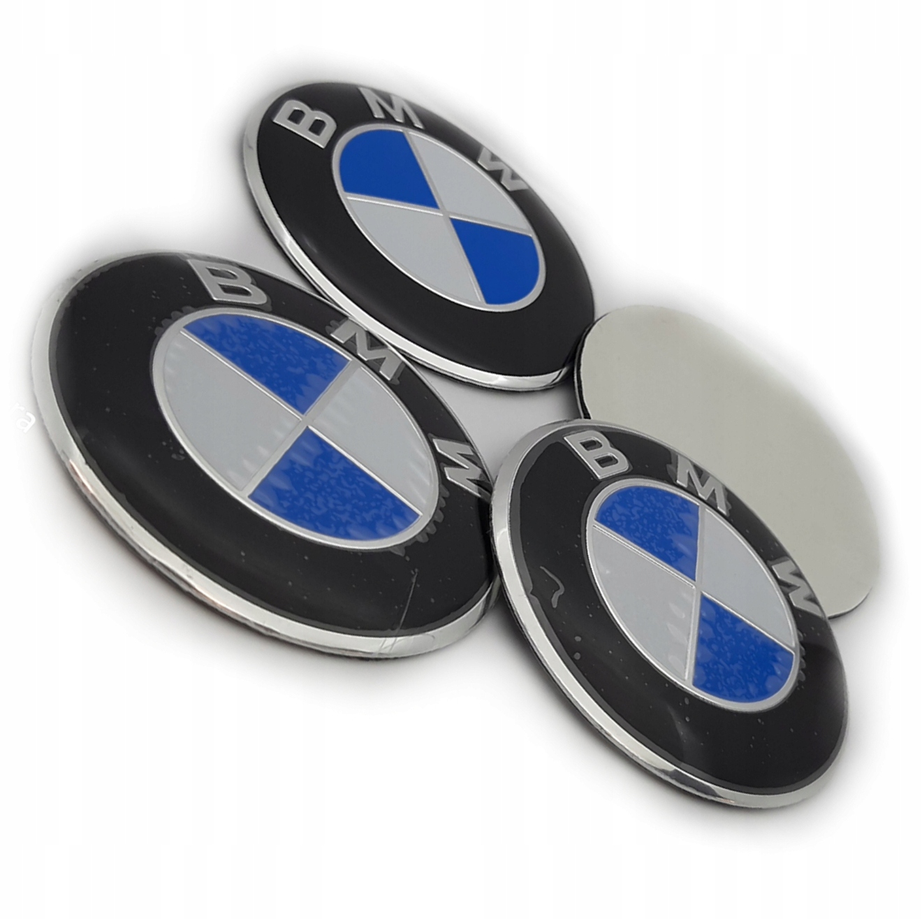 EMBLEMAT LOGO NALEPKA NAKLEJKA BMW 65 mm NIEBIESKI Numer katalogowy części BMW65NIE
