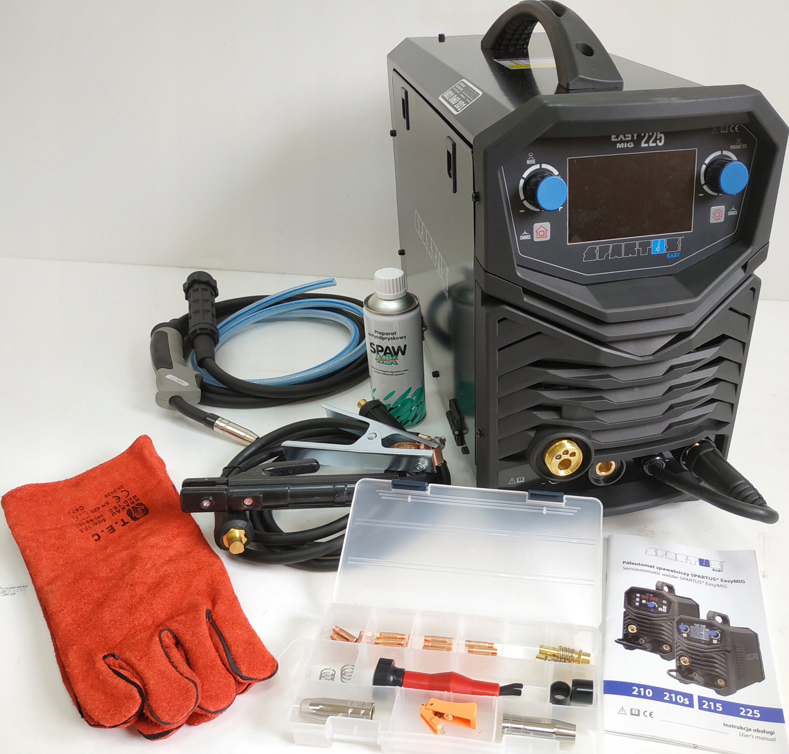 SPAWARKA SPARTUS EASYMIG 225 EASY MIG 225 3w1 Model EasyMIG 225