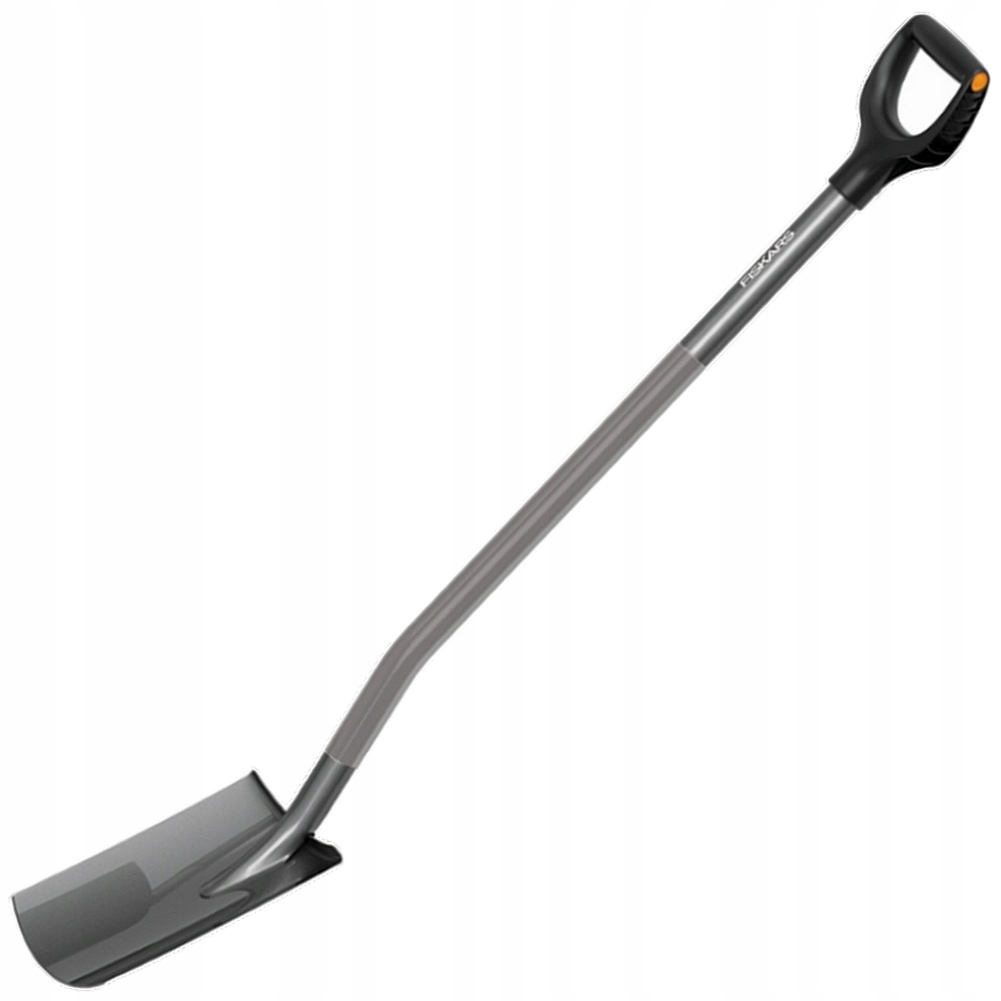 Rýč Fiskars Ergonomic Šedá, Rovná (1025375) Lopata 125 CM