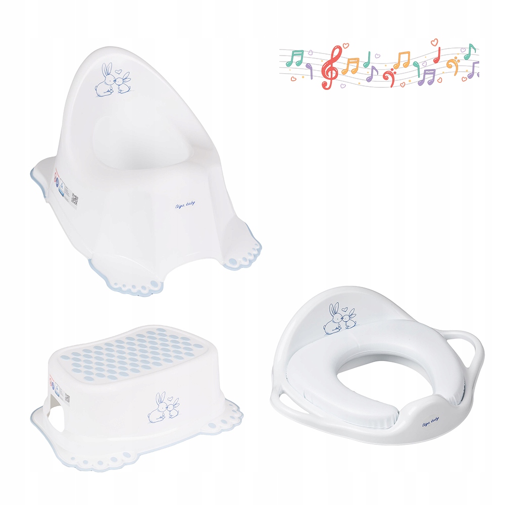 Горшок подставка для ног накладка мягкая 3 элемента мелодия