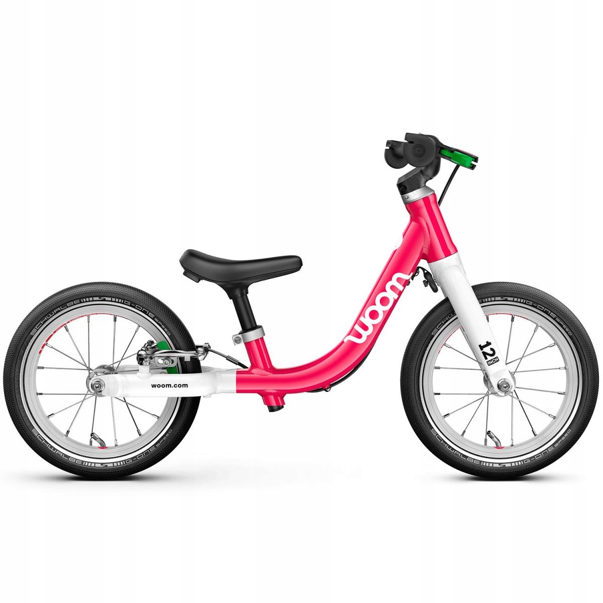 Rower Woom Go 1-12" Hot Pink Biegowy