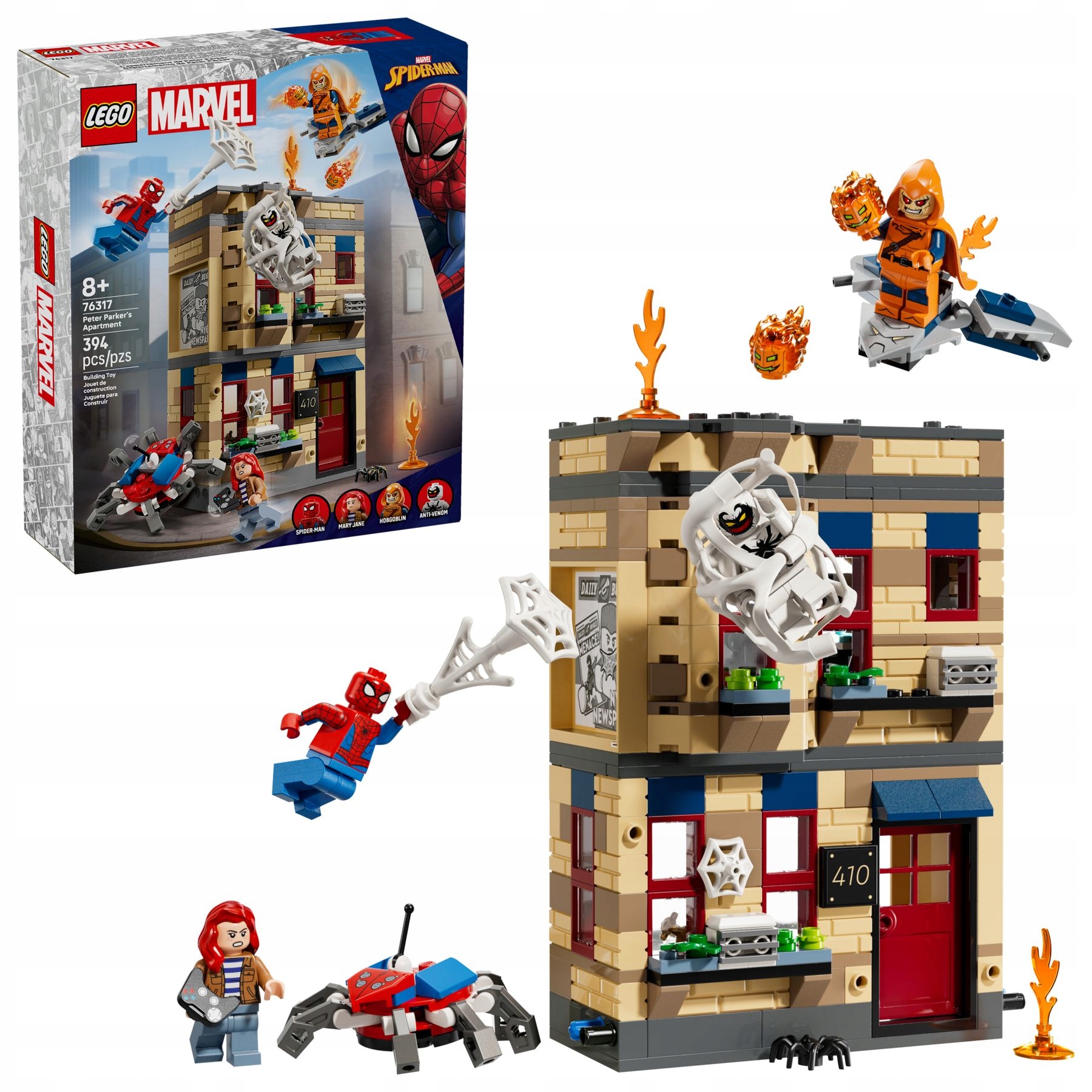 stavebnice Lego Marvel Heroes 76317 Byt Petera Parkera Spider-Man