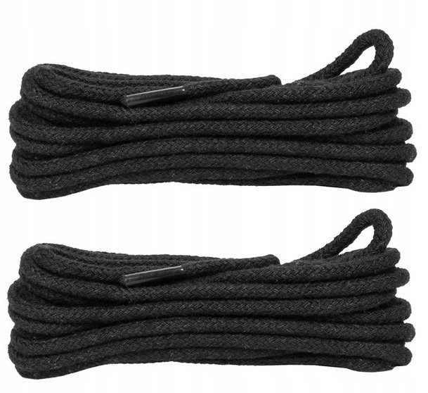 

Sznurowadła do butów wojskowych Czarne 140cm 2pary