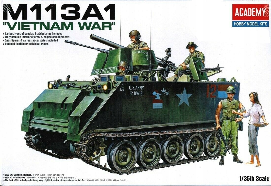 Academy 13266 M113 A1 Vietnam War Apc Voj. Vietnam