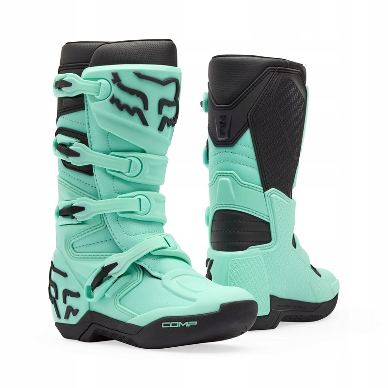 Motocyklové Topánky Junior Fox Comp Teal (Y7)