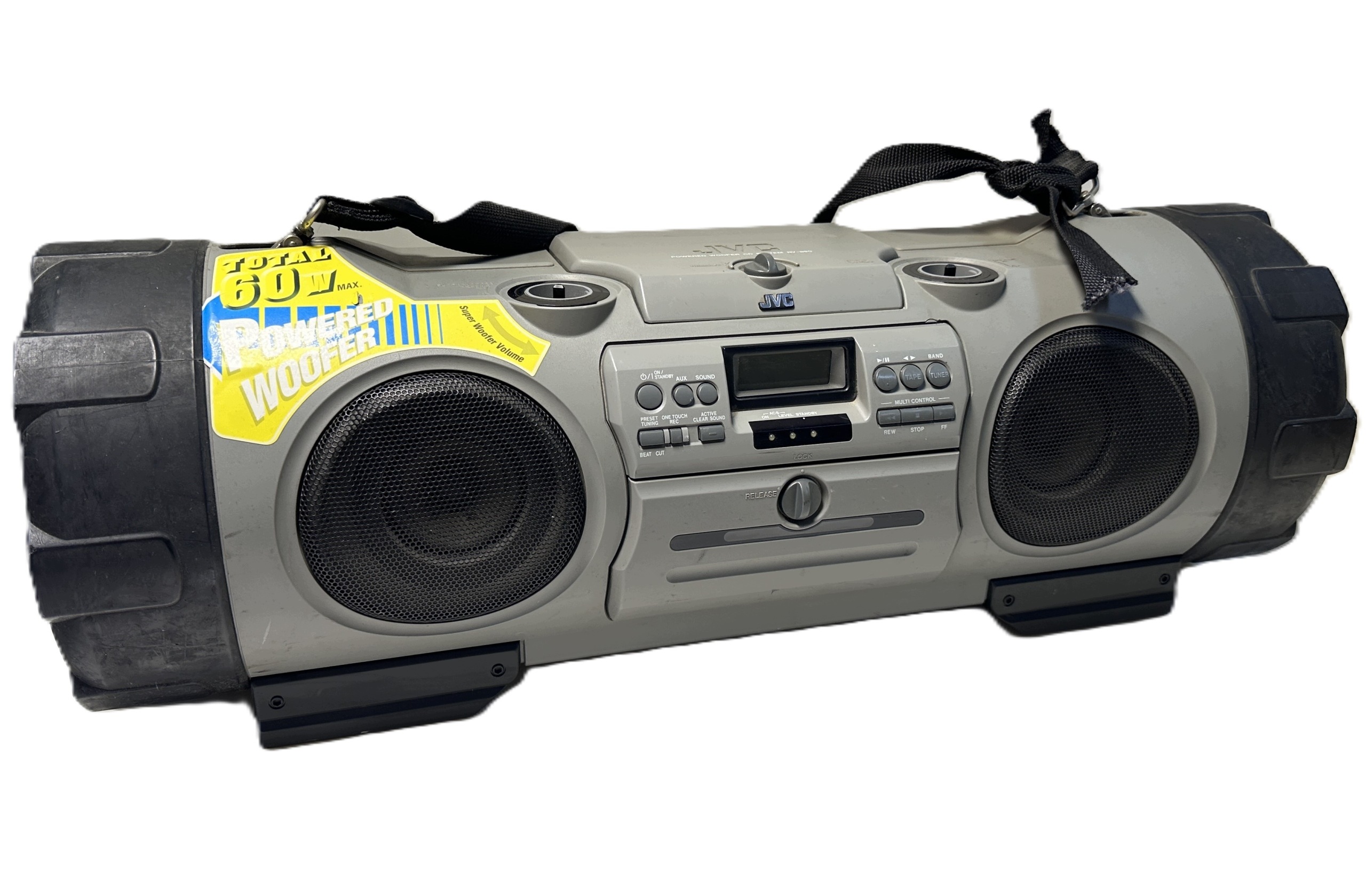 Кассетный магнитофон JVC RADIOMAGNETOFON BOOMBOX JVC RV-B90 серый