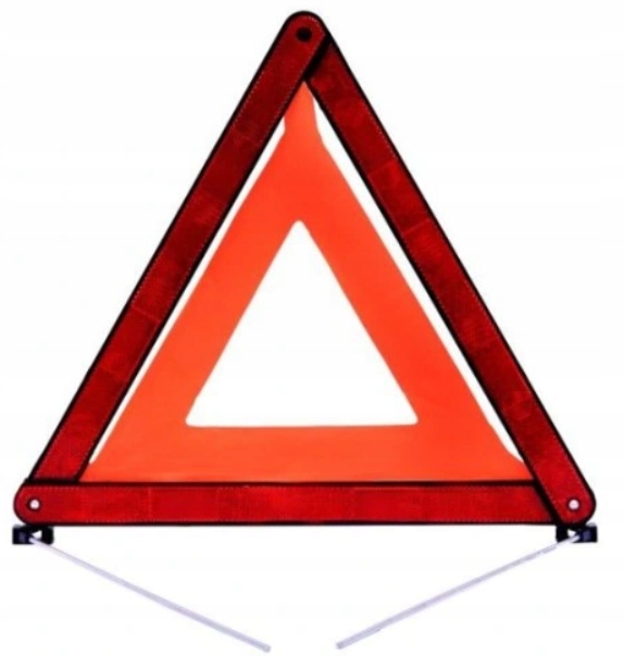 TRÓJKĄT OSTRZEGAWCZY SAMOCHODOWY ODBLASKOWY ECE Producent Polcar