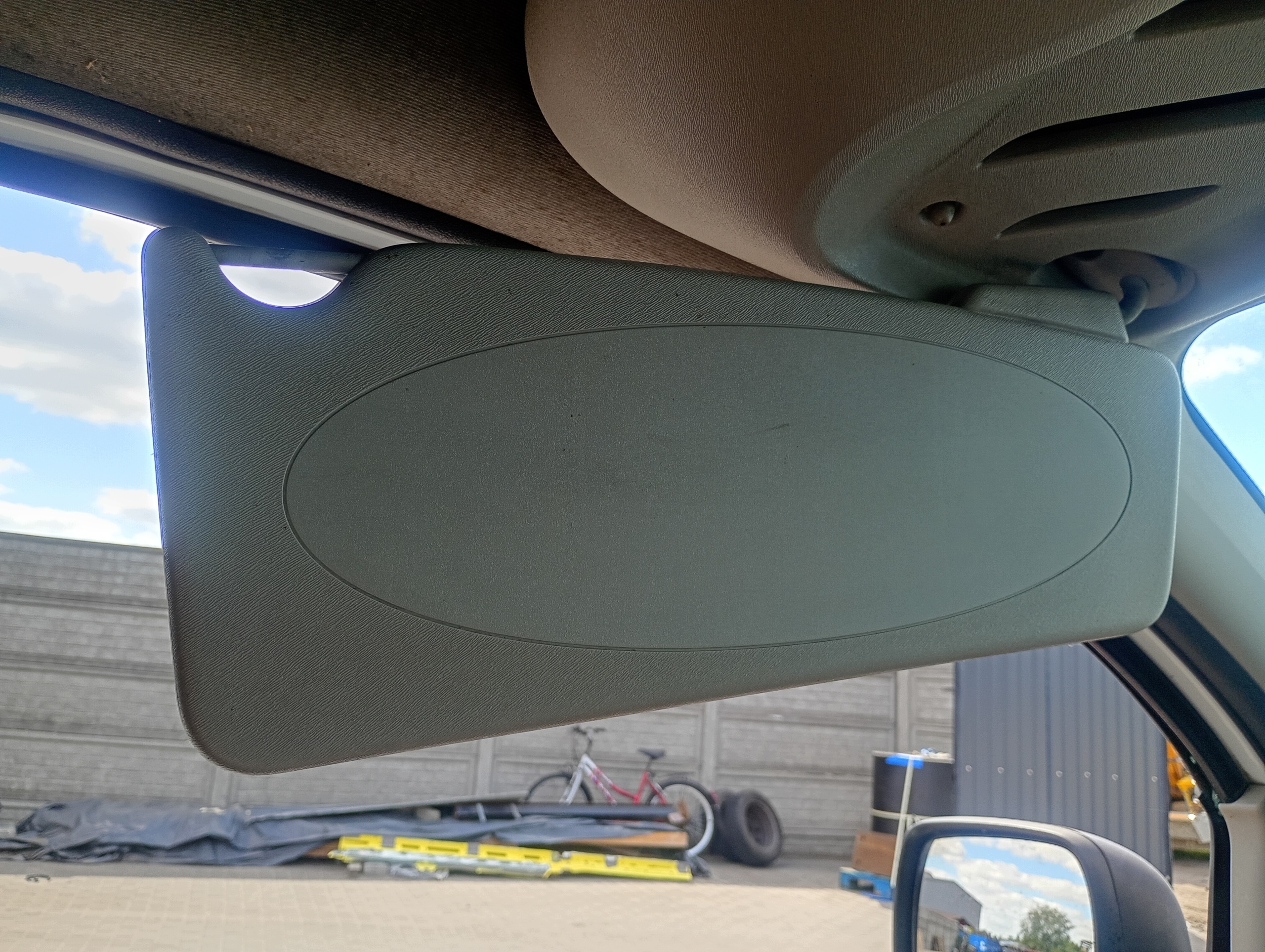 cover PRZECIWSLONECZNA left driver´s visor Renault Kangoo 2 II 08-21