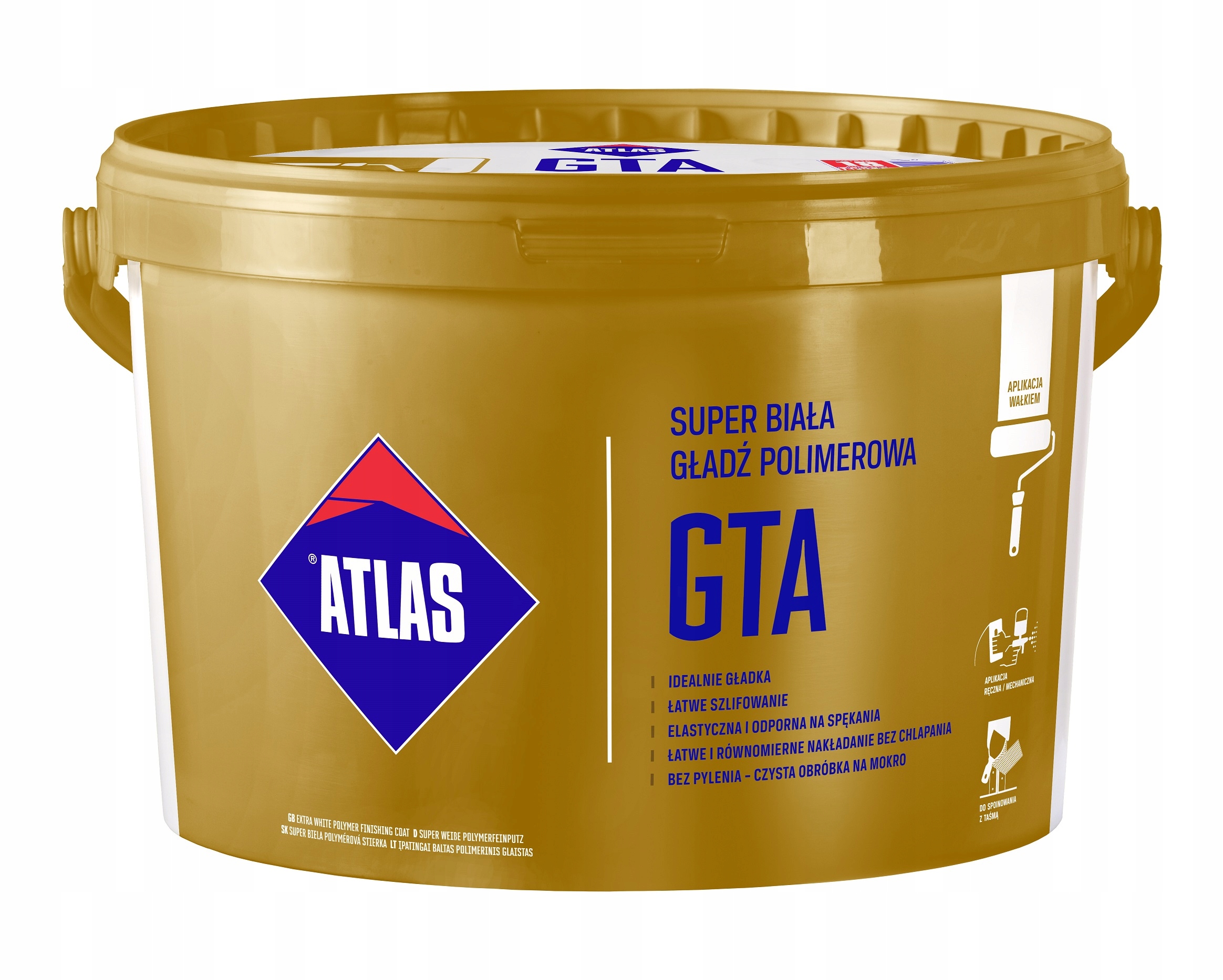 ATLAS GŁADŹ GTA SUPER BIAŁA POLIMEROWA 18KG