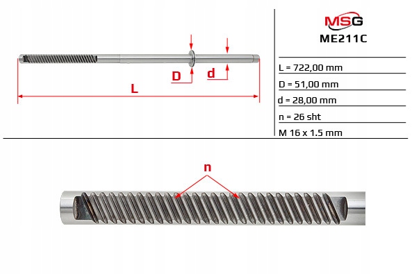 Ozubená lišta převodovky řízení Mercedes-Benz ML W163 98-05