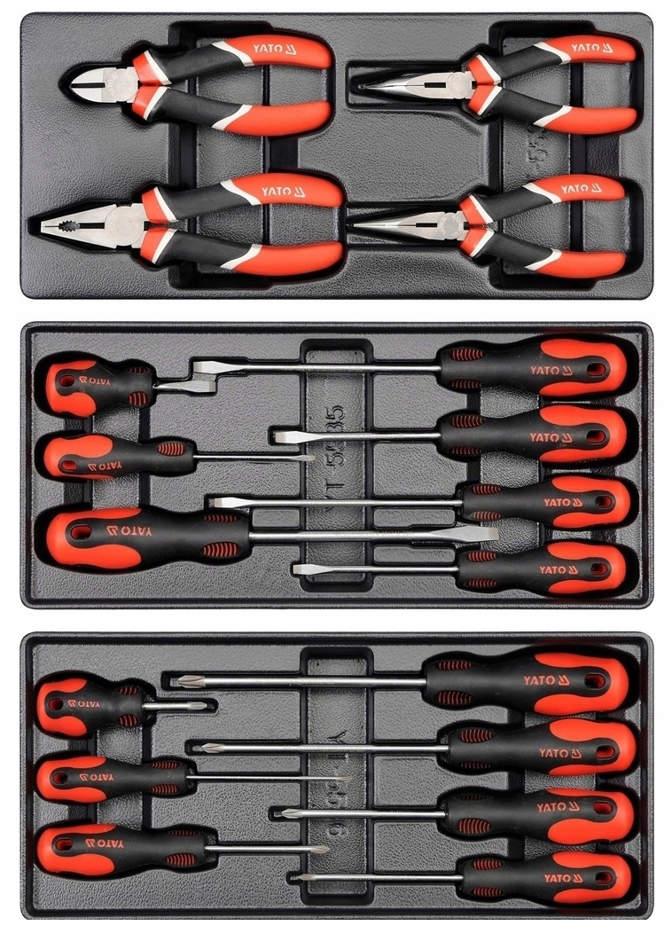 ШКАФ ИНСТРУМЕНТАЛЬНАЯ МАСТЕРСКАЯ CARRY YATO YT-55307 185 EL НА КОЛЕСАХ Марка Yato