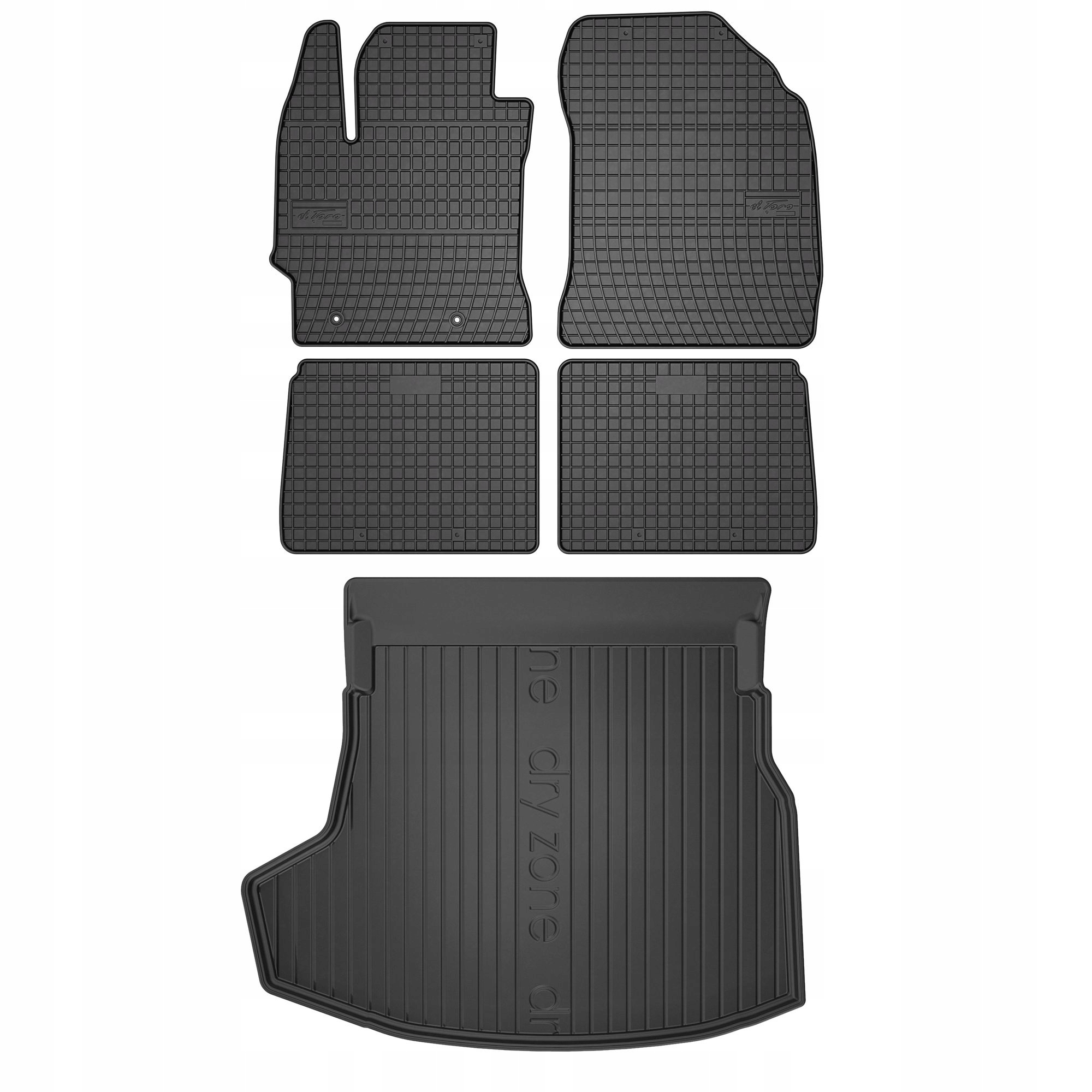 Gumové rohože a rohože Toyota Corolla XI 2013-2019