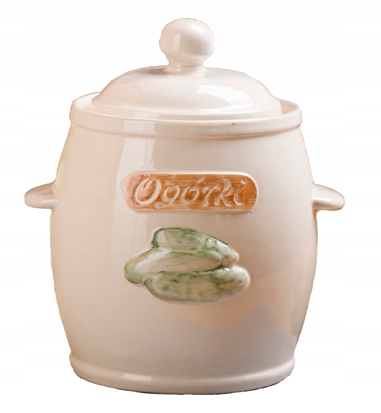 GARNEK BECZKA DO KISZENIA KAMIONKA 3L OGÓRKI KREM Kod producenta GAR.OGÓRKI.3L.KREM