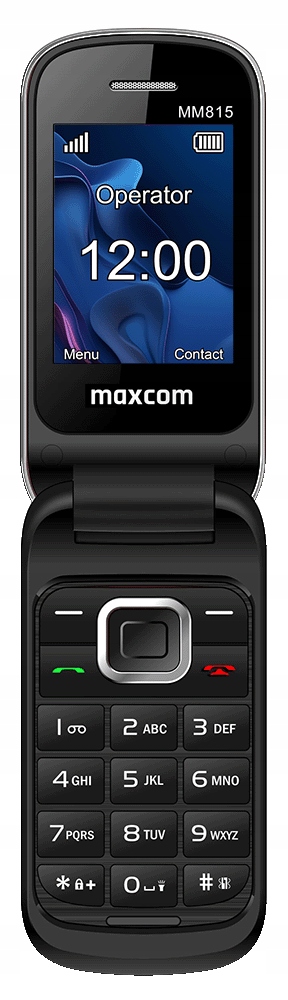 Telefon dla seniora Maxcom Comfort MM815 Szary Z klapką Przycisk Sos
