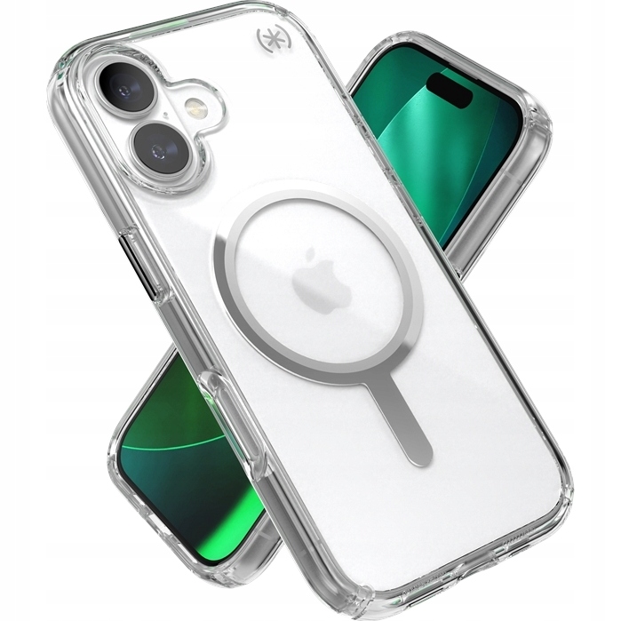 Pouzdro pro iPhone 17, Speck Presidio Perfect Clear pro MagSafe, průhledné