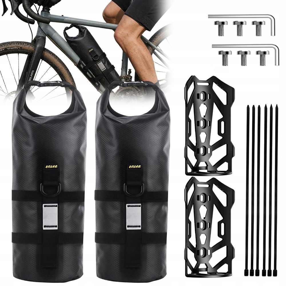 Torba Na Ramę Roweru Wodoodporna 5L Sakwa Na Hulajnogę Rolowana Mtb