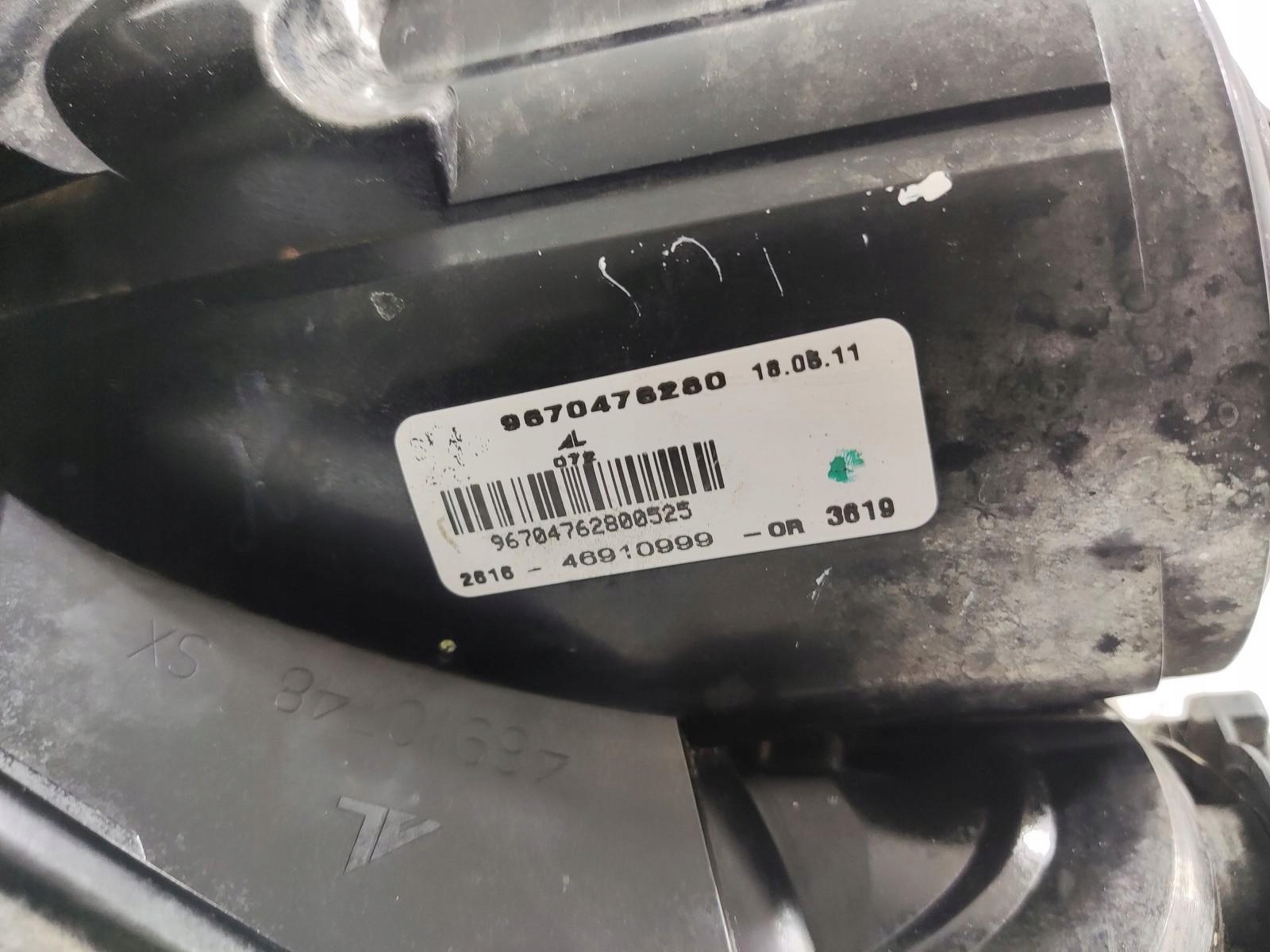 fog light left front front PEUGEOT 508 and 2010-2014 9670476280