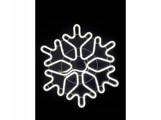 OZDOBA NA OKNO ŚNIEŻYNKA NEON GWIAZDKA GWIAZDA LED