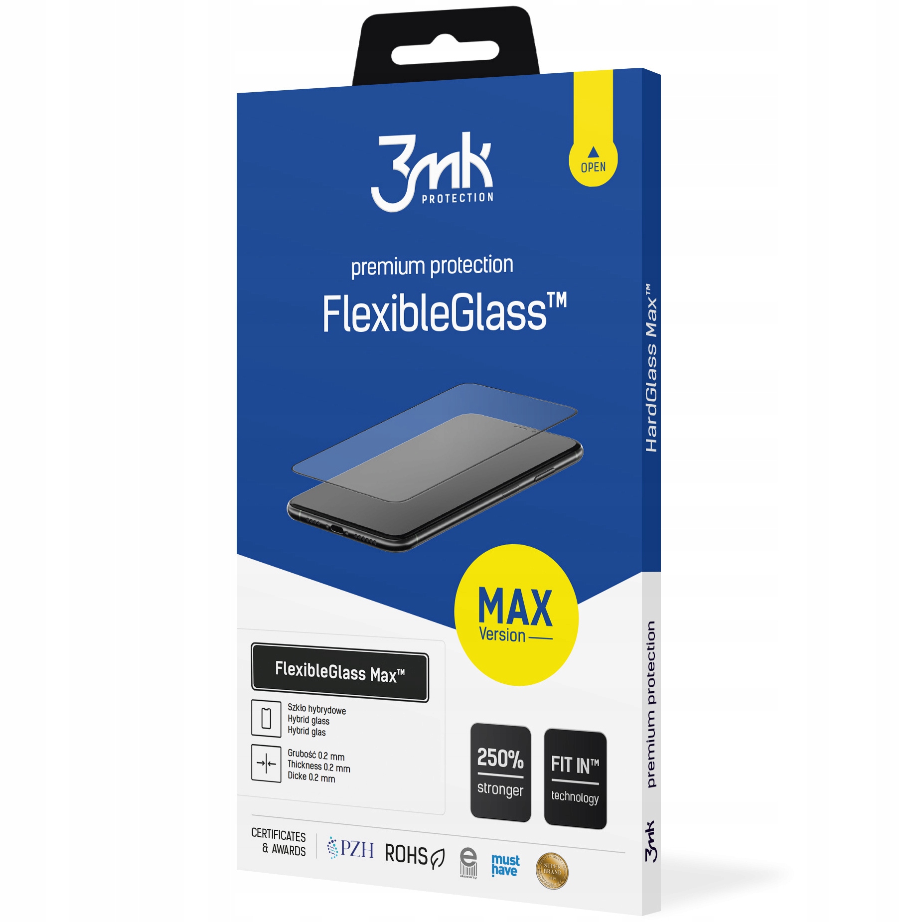 

Szkło hybrydowe do iPhone Se 2020 3mk Flexible Max