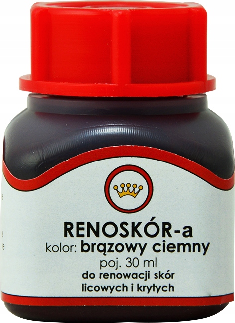 

Farba do skóry lakier Renoskór Brąz Ciemny 30ml