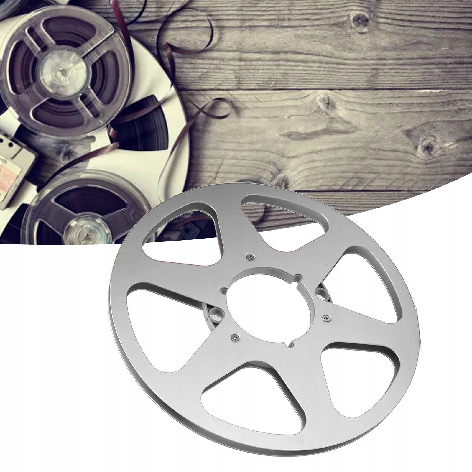 SZPULE MAGNETOFONOWE-1/4 10" NAB Kolor srebrny