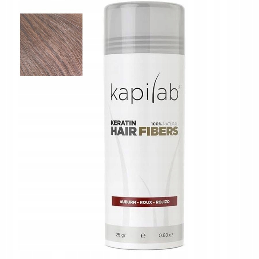 KAPILAB KOSMETYK 25g wypadanie łysienie zagęszczanie włosów KASZTAN AUBURN