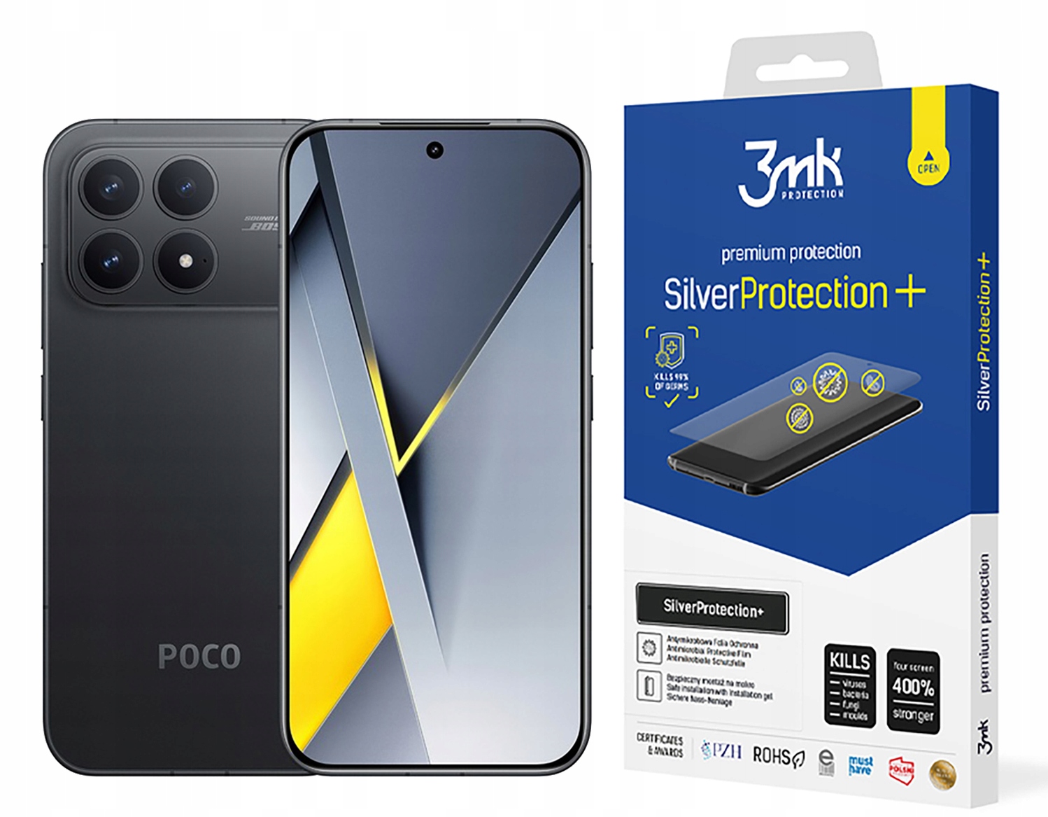 3MK Fólie Silver Protection+ pro Poco F8 Pro