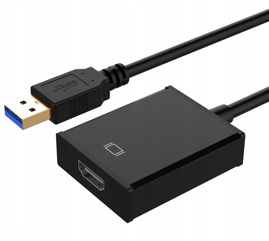 CO2 Przejściówka Usb 3 Hdmi Adapter Kabel Hub Konwerter Full Hd 1080P 60HZ