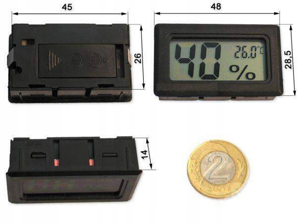 Termometr i Higrometr LCD FY-11 w obudowie EAN (GTIN) 5904384718542